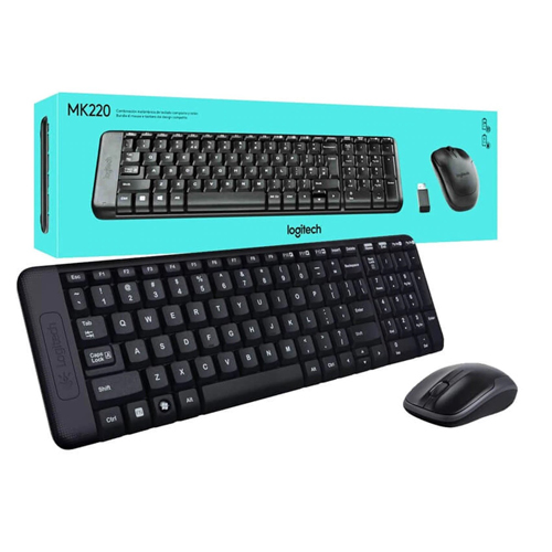 LOGITECH MK220 Wireless Keyboard & Mouse