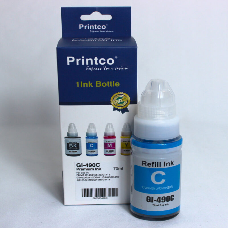 GI-490 Cyan Ink Bottle