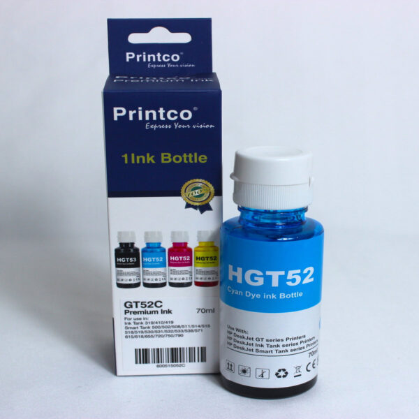 GT52C Cyan Ink Bottle